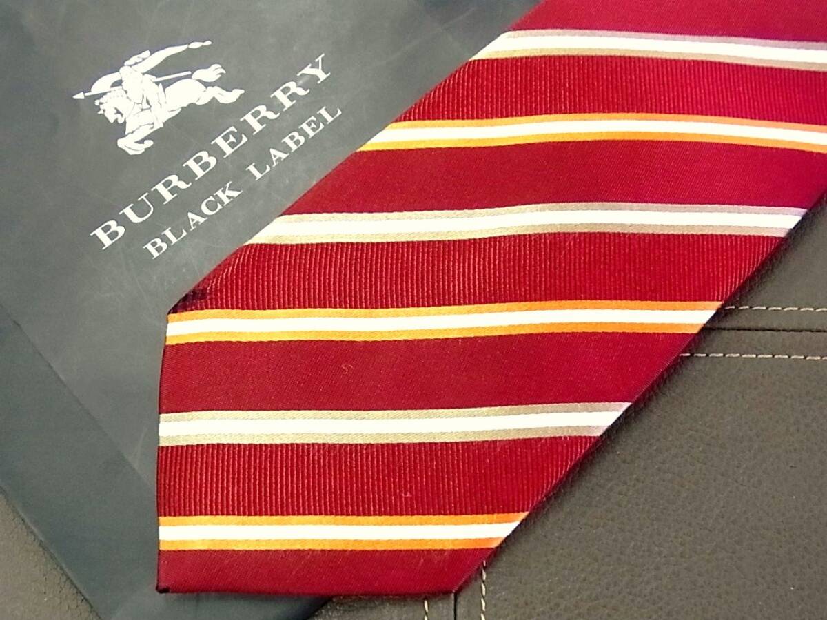 ●5-4335●在庫処分SALE●バーバリー【ブラックレーベル】【BURBERRY】ネクタイ_画像2