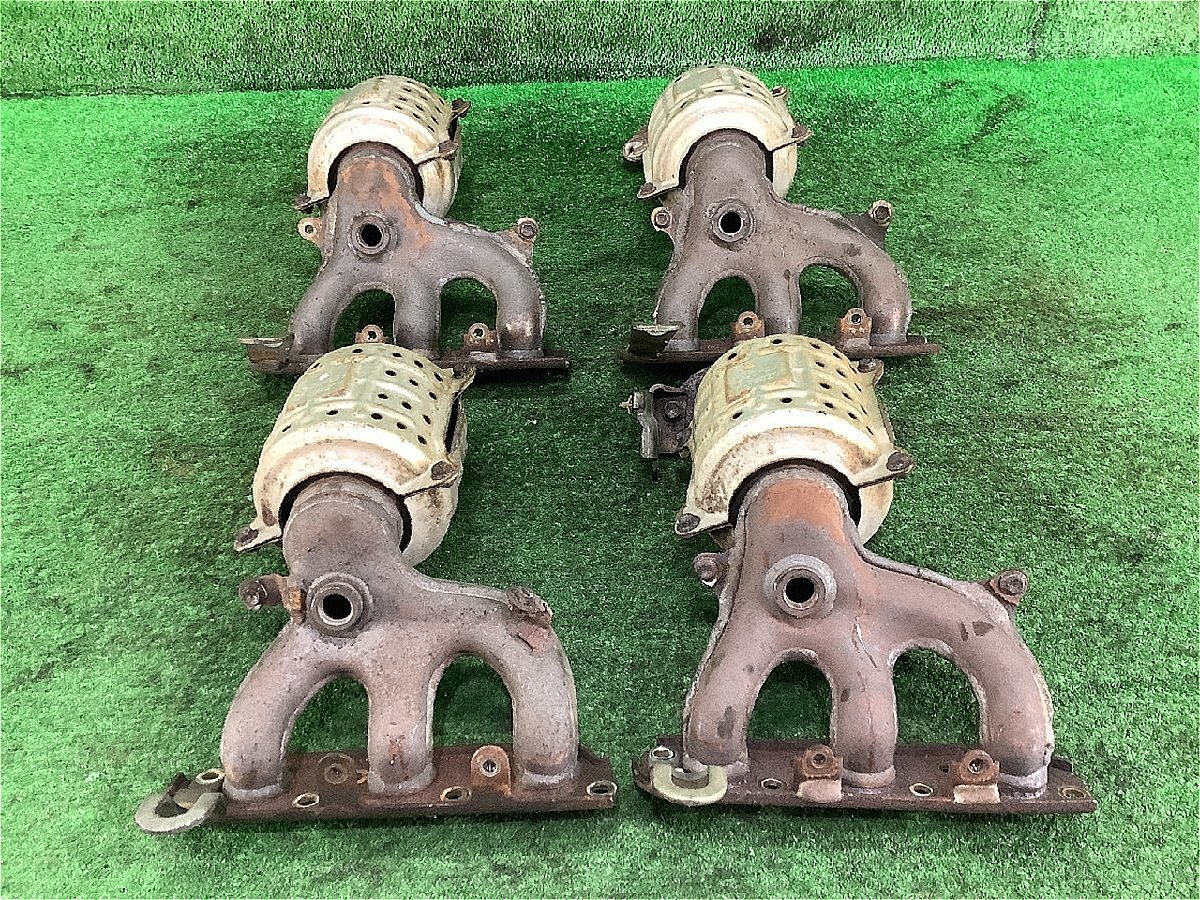 自動車 觸媒 スズキ 純正 K6A 4個セット 刻印 85G-C08 ワゴンR MH22S MH23S アルト HA25S ラパン HE22S等 コア 素材用 レアメタル エキマニ