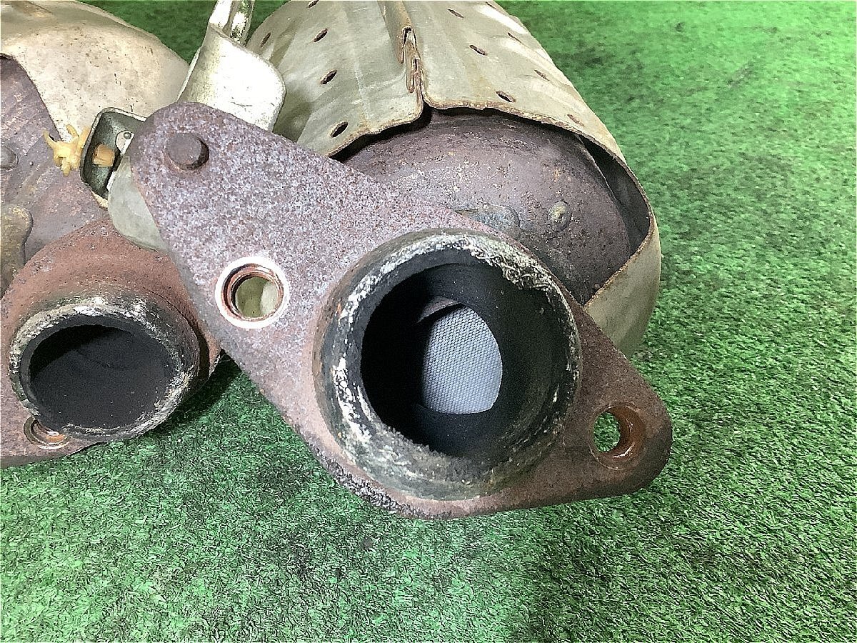 自動車 觸媒 スズキ 純正 K6AT ターボ 2個セット コア 素材用 レアメタル パラジウム ロジウム K6A-T ジャンク コンバーター 棚E24-02