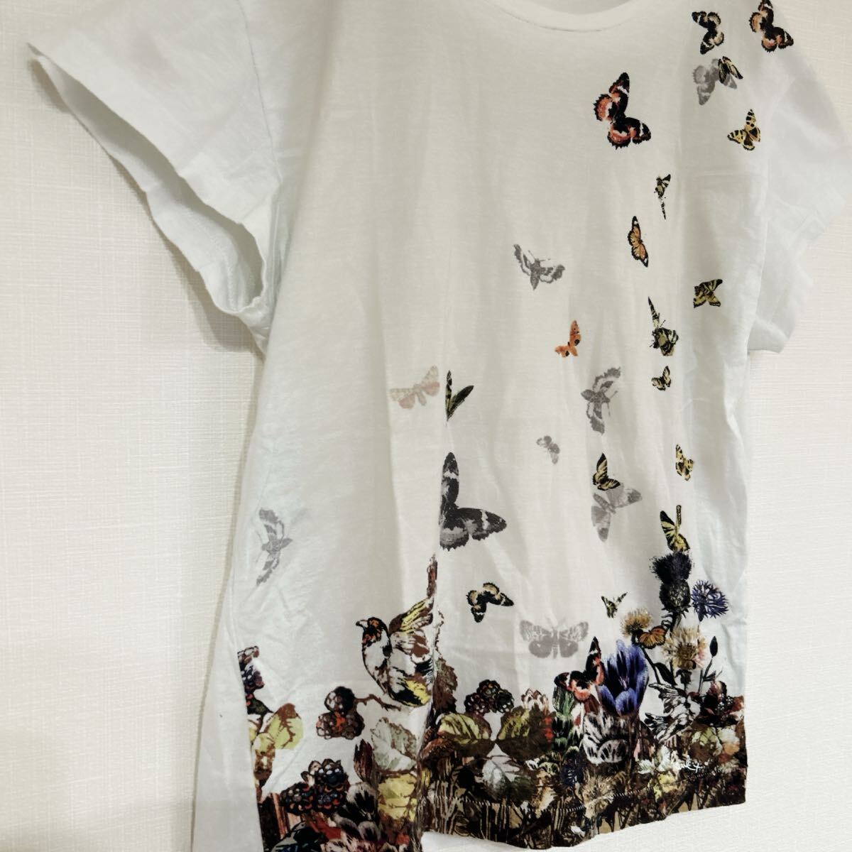 Paul Smith ポールスミス 蝶柄 バタフライデザイン カットソー M 半袖 Tシャツ