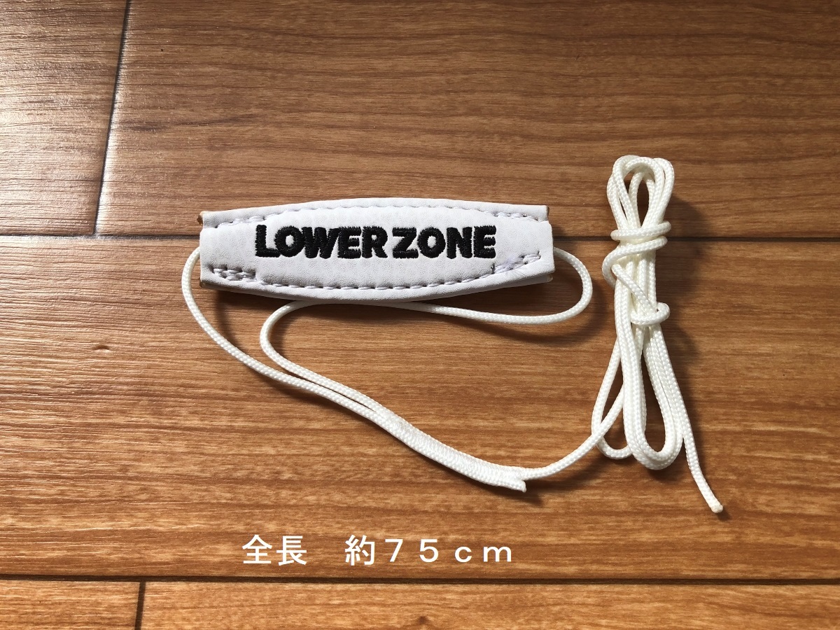 展示品未滑走　★ BURTON バートン ★　ＳＺ　スピードゾーン　レース　紐　ＬＯＷＥＲＺＯＮＥ　ホワイト　全長約７５ｃｍ_画像1