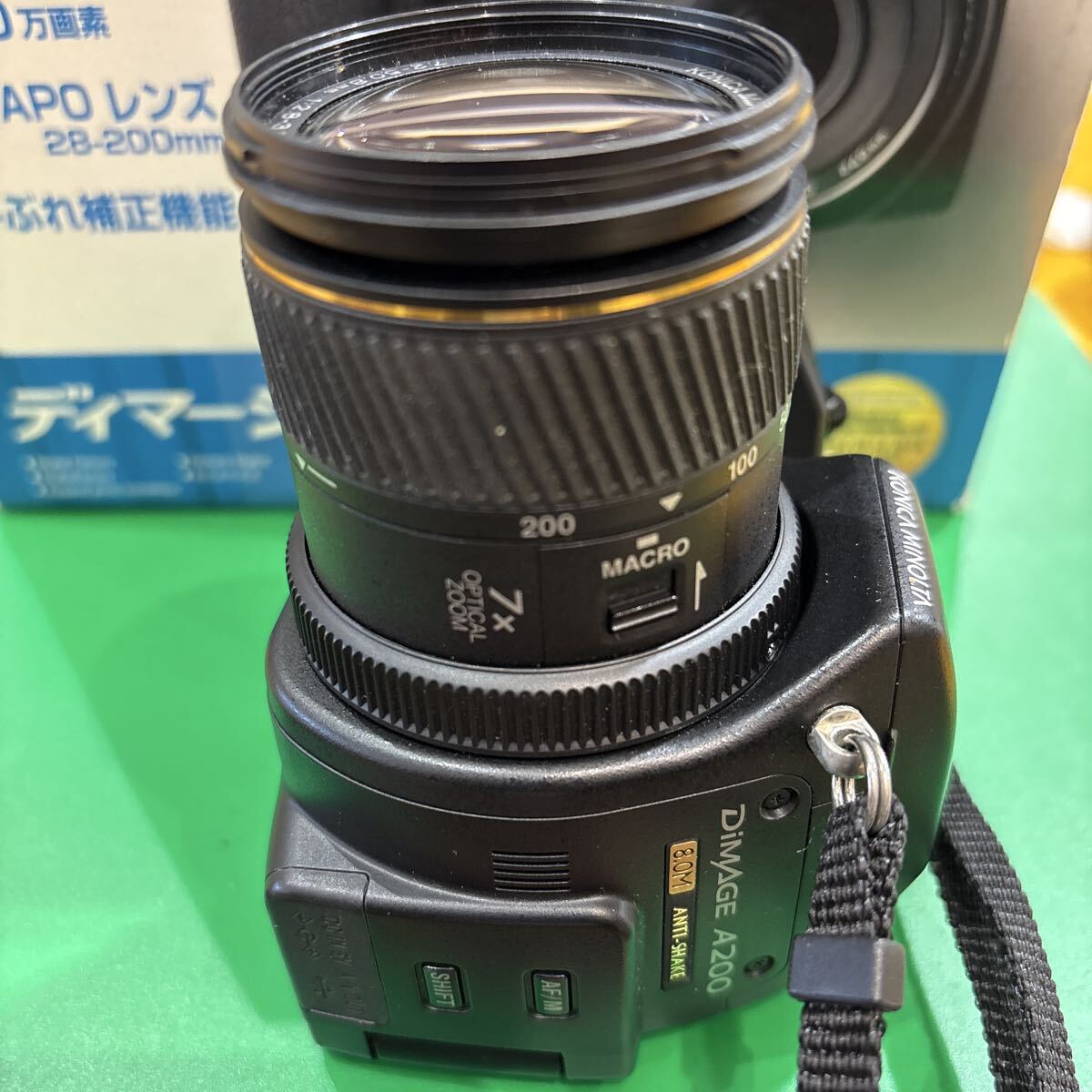 御YA933 コニカミノルタ KONICA MINOLTA DiMAGE A200 デジタルカメラ　動作品