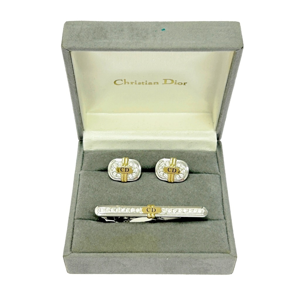 [ с коробкой ] Christian Dior Christian Dior metal запонки Thai пинцет серебряный Gold 479447 запонки 