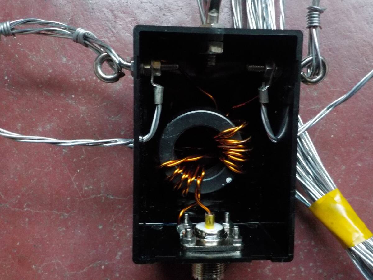 アルミ線使用 7MHz フルサイズダイポール (3.5sq相当)_画像2