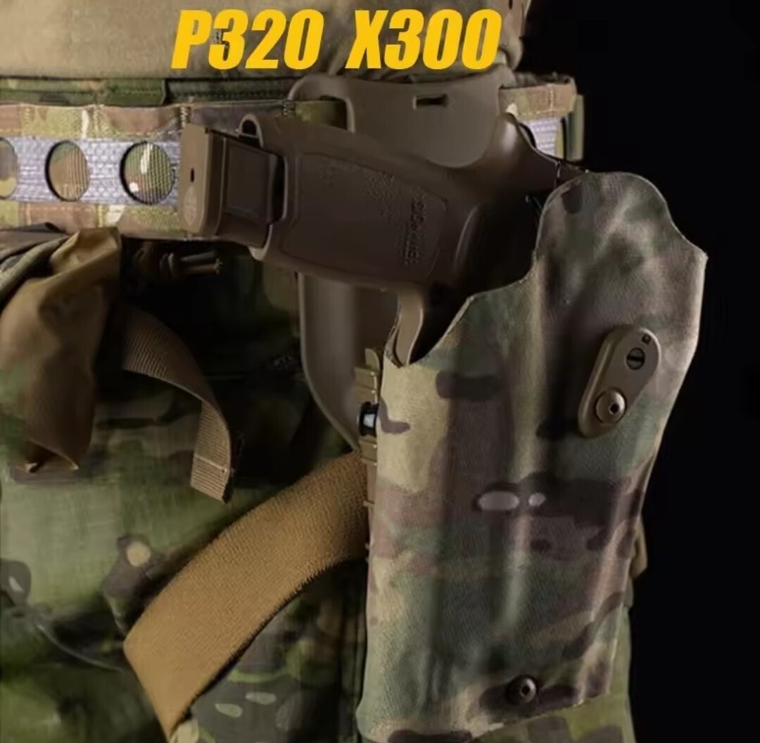 サファリランド　レプリカ　ホルスター　マルチカムブラック　右用　P320 SAF 6354RDS ALS MULTICAM BLACK HOLSTER for M17 | WILLY