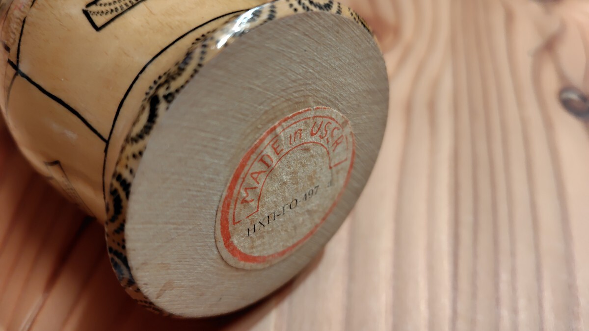 マトリョーシカ 4個セット ロシア 民芸品　旧ソ連時代物　ラベルあり_画像5