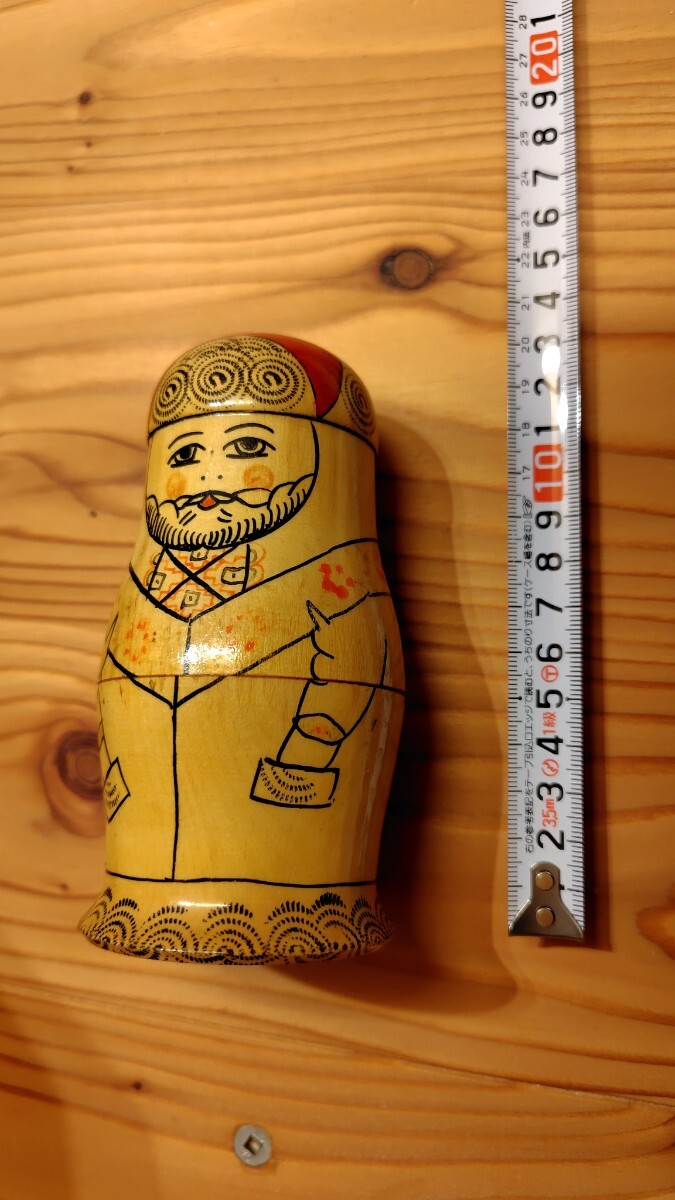 マトリョーシカ 4個セット ロシア 民芸品　旧ソ連時代物　ラベルあり_画像4