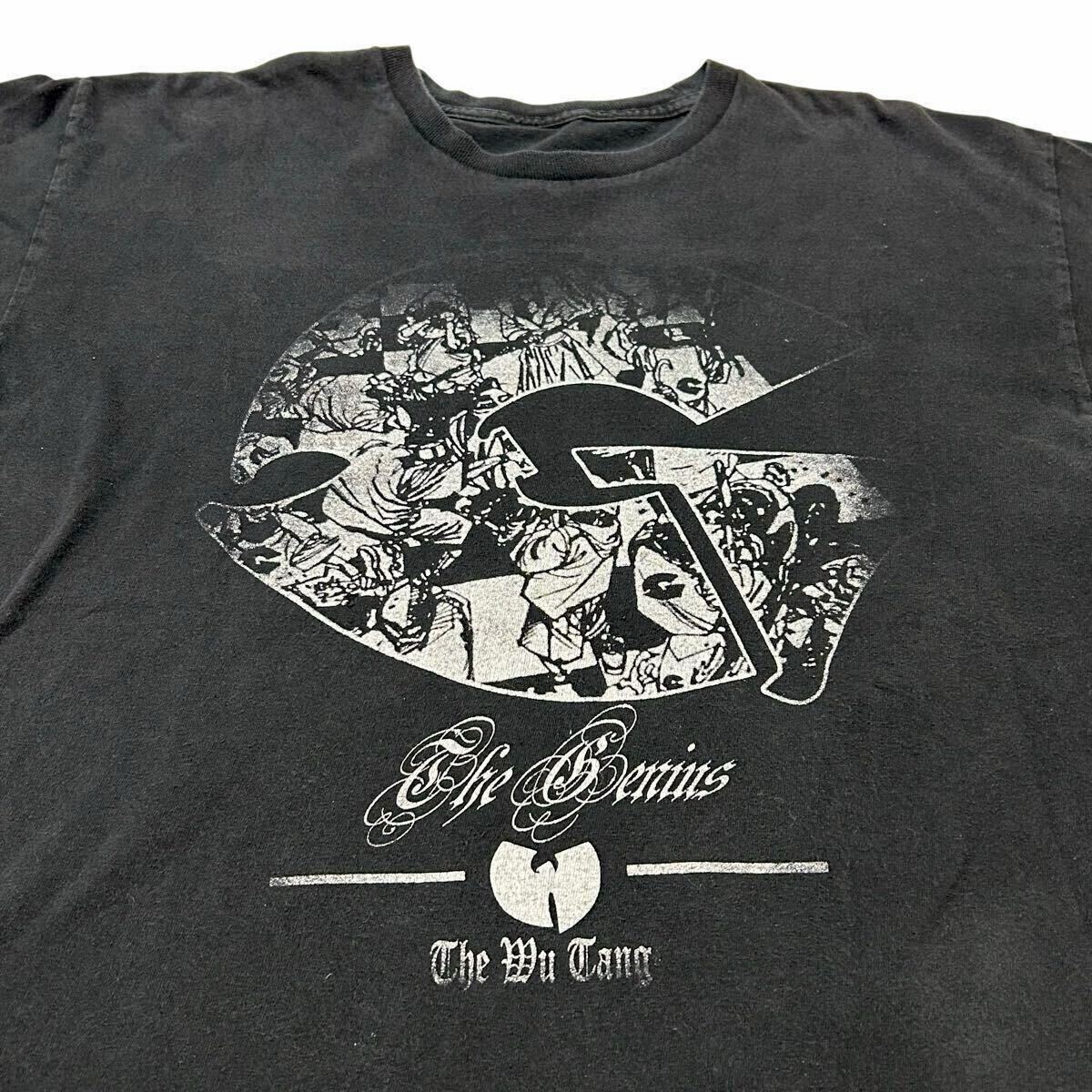 00s WU-TANG CLAN ウータンクラン GZA 66 ナンバリング 両面プリント Tシャツ ビンテージ 00年代 ヒップホップ ジーザ HIPHOP 90s ラッパー