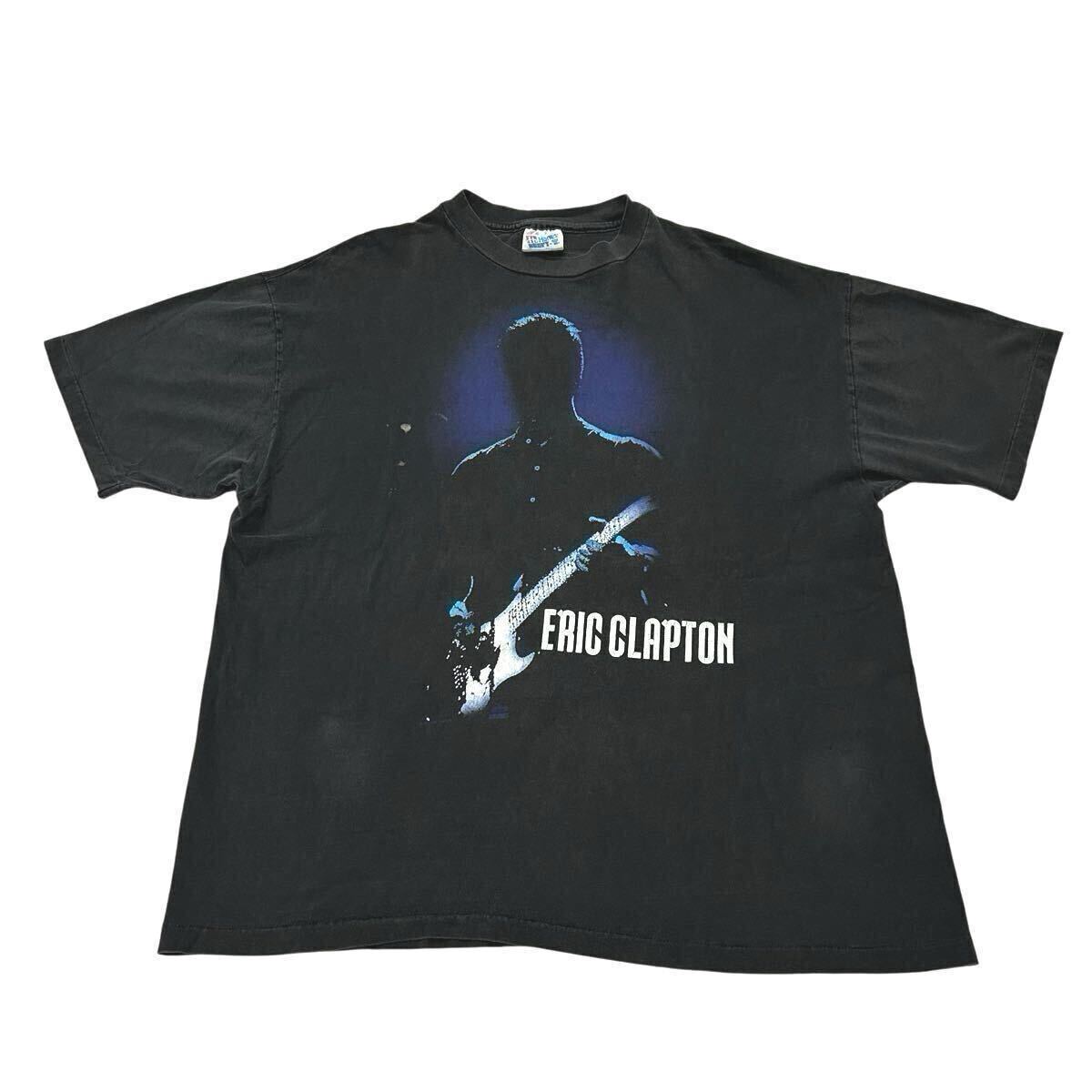 90s ERIC CLAPTON nothing but the blues Tシャツ USA制 ビンテージ 90年代 エリッククラプトン ギタリスト 80s 70s ロック バンド ギター