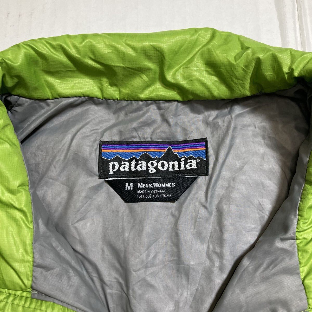 61-27 patagonia nano пуховка тянуть over жакет M 00 светло-зеленый 