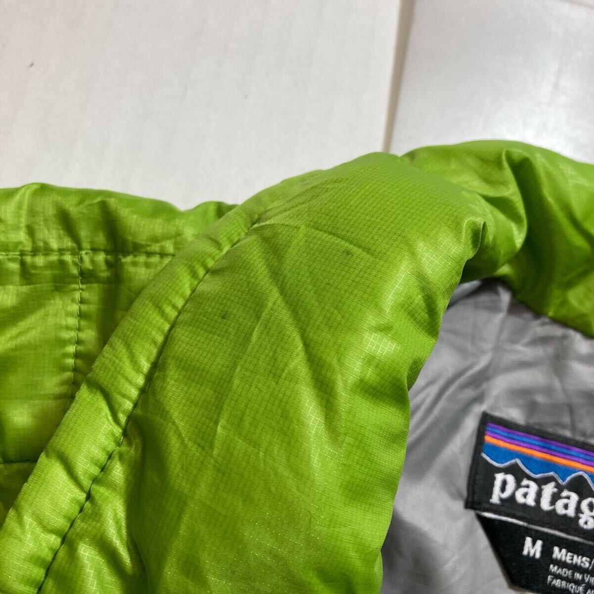 61-27 patagonia nano пуховка тянуть over жакет M 00 светло-зеленый 