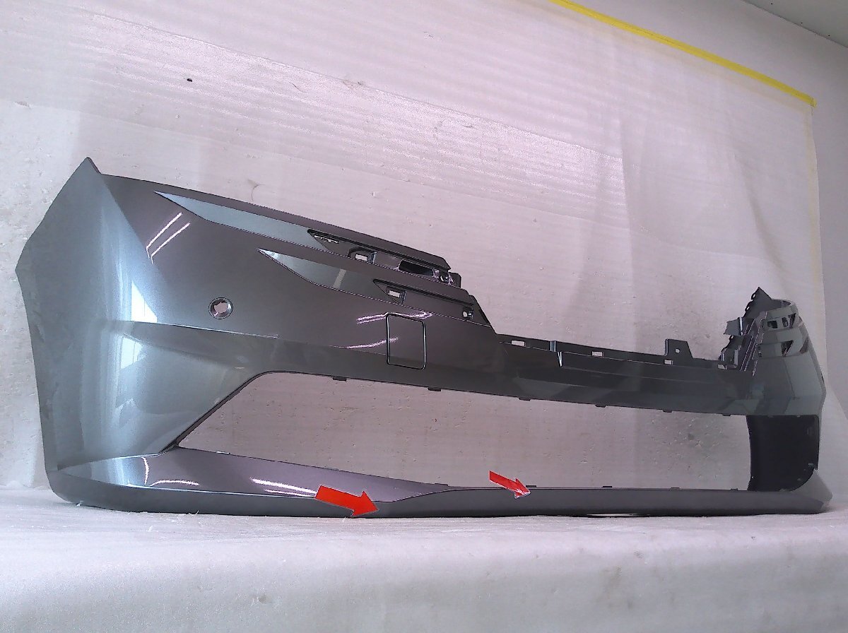ノート E13 後期 フロントバンパー ソナー穴×2か所 シルバー/62022 6XV0H 中古品[H115-BF5342]_画像4