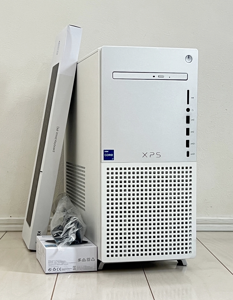 ★DELL XPS8950/i7-12700K+水冷/DDR5 64GB/RTX3060Ti 8GB/新品NVMe SSD 2TB+新品HDD 4TB/Wi-Fi6E/Blu-ray/USB3.2/Office2024/Win11Pro★