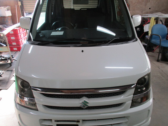 現車242　MH21S　ワゴンR　LIMITED　スズキ　フードパネル/ボンネット　Z7T/パールホワイト〔翌日発送〕即決！※個人様宅配送不可_画像2