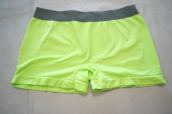 ★ローライズ ストレッチ ホットパンツ/ピチピチショートパンツ/2wayユニセックス/スポーツショーツ/ルームパンツ/黃緑/NOS品