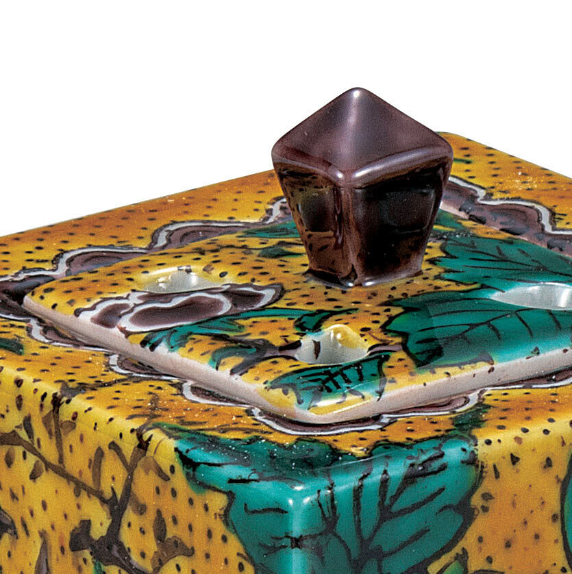 Kutani! * Yoshida магазин цветы и птицы * курильница * K9-1511 новый товар чайная посуда релаксация подарок