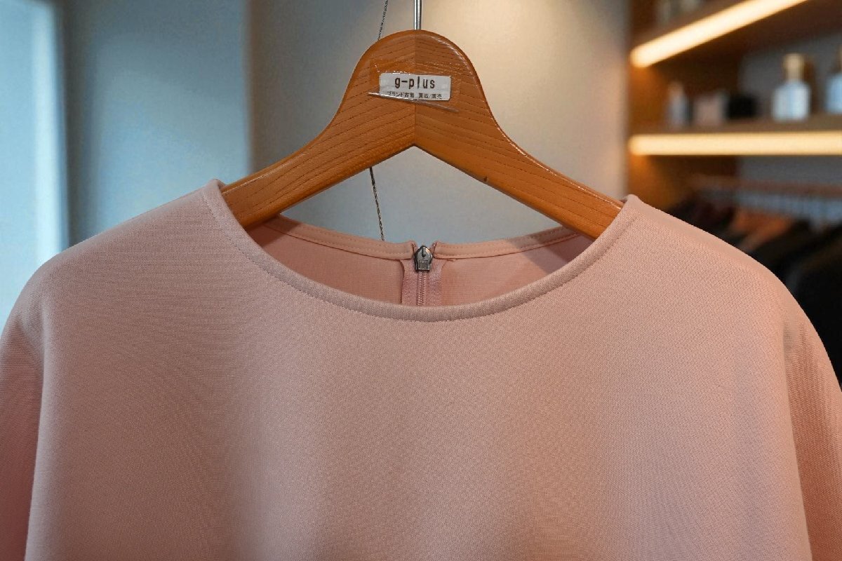 ★2024年　LOUNIE/ルーニィ　*裾ゴム　ビッグシルエット　プルオーバー/ピンク//定価￥16.500*　古着のgplus広島　2509r3_画像3