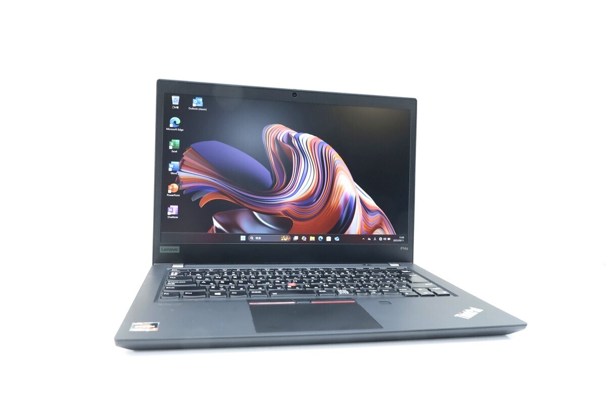 爆速 1920x1080 14型 Lenovo ThinkPad P14s Gen1 Ryzen7 Pro 4750U★8コア/16スレ 16GB/Nvme SSD512GB ノートパソコン Windows11 16679