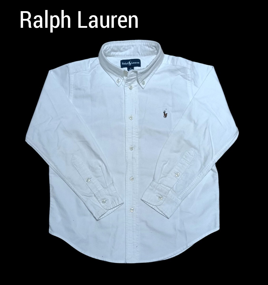 【良品】Ralph Lauren(ラルフローレン)キッズシャツ 120cm