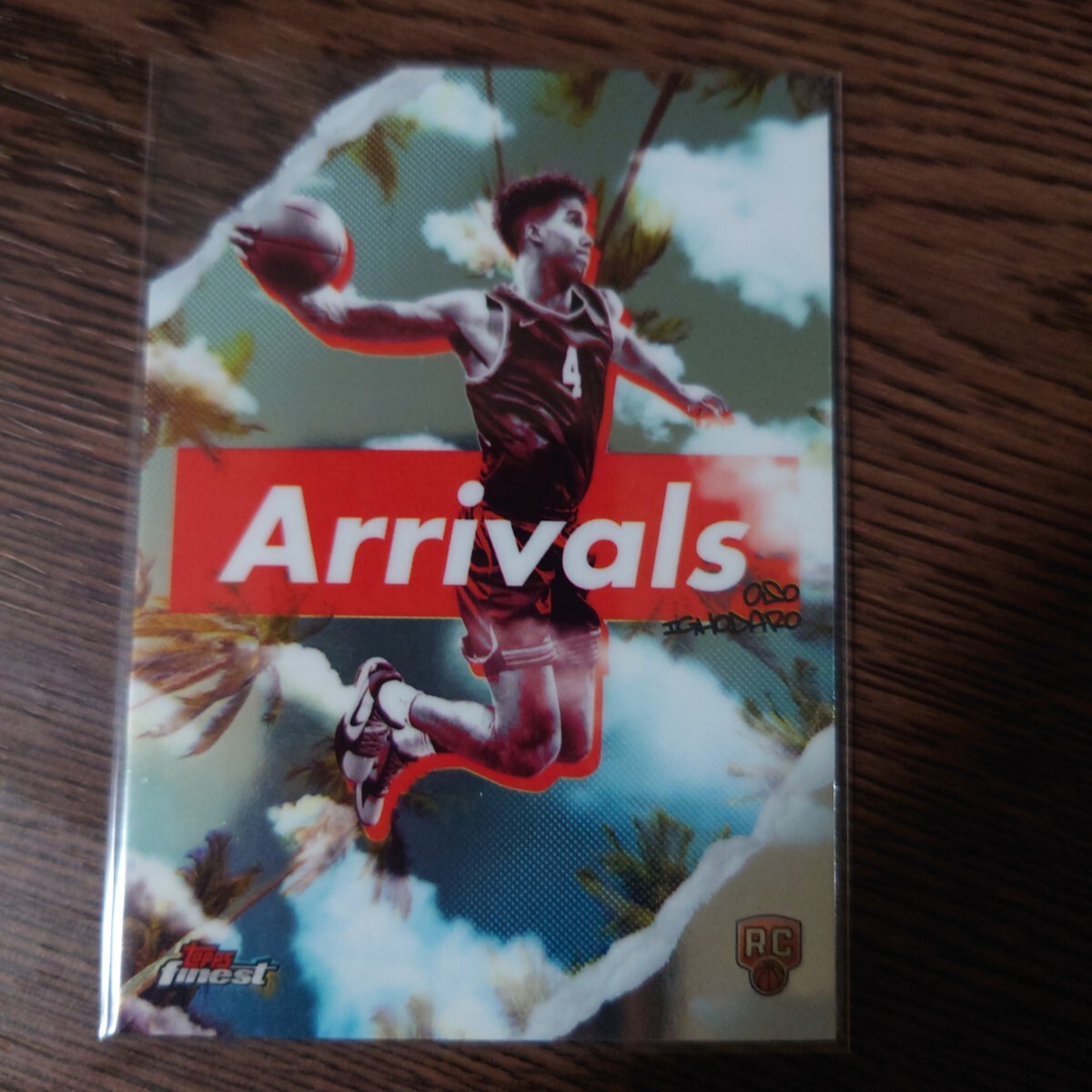 Oso Ighodaro Arrivals RC Topps Finest_画像1
