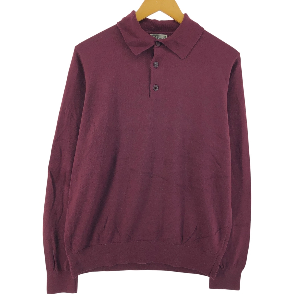 古着 エルエルビーン L.L.Bean ポロニットセーター メンズM相当 /eaa449918 【SS2509_30】_画像1