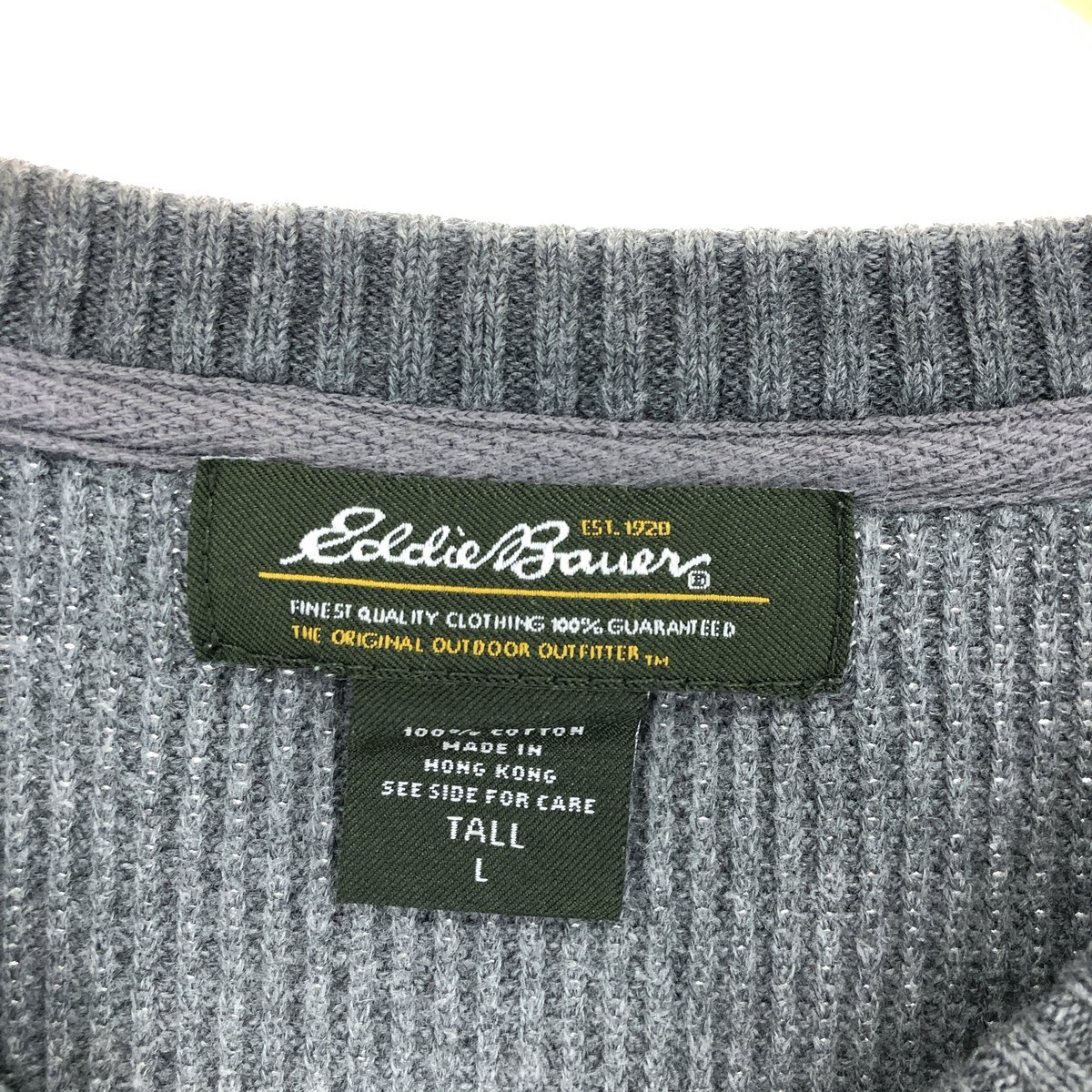 古着 エディーバウアー Eddie Bauer コットンニットセーター メンズL相当 /eaa455846 【SS2509_30】_画像3