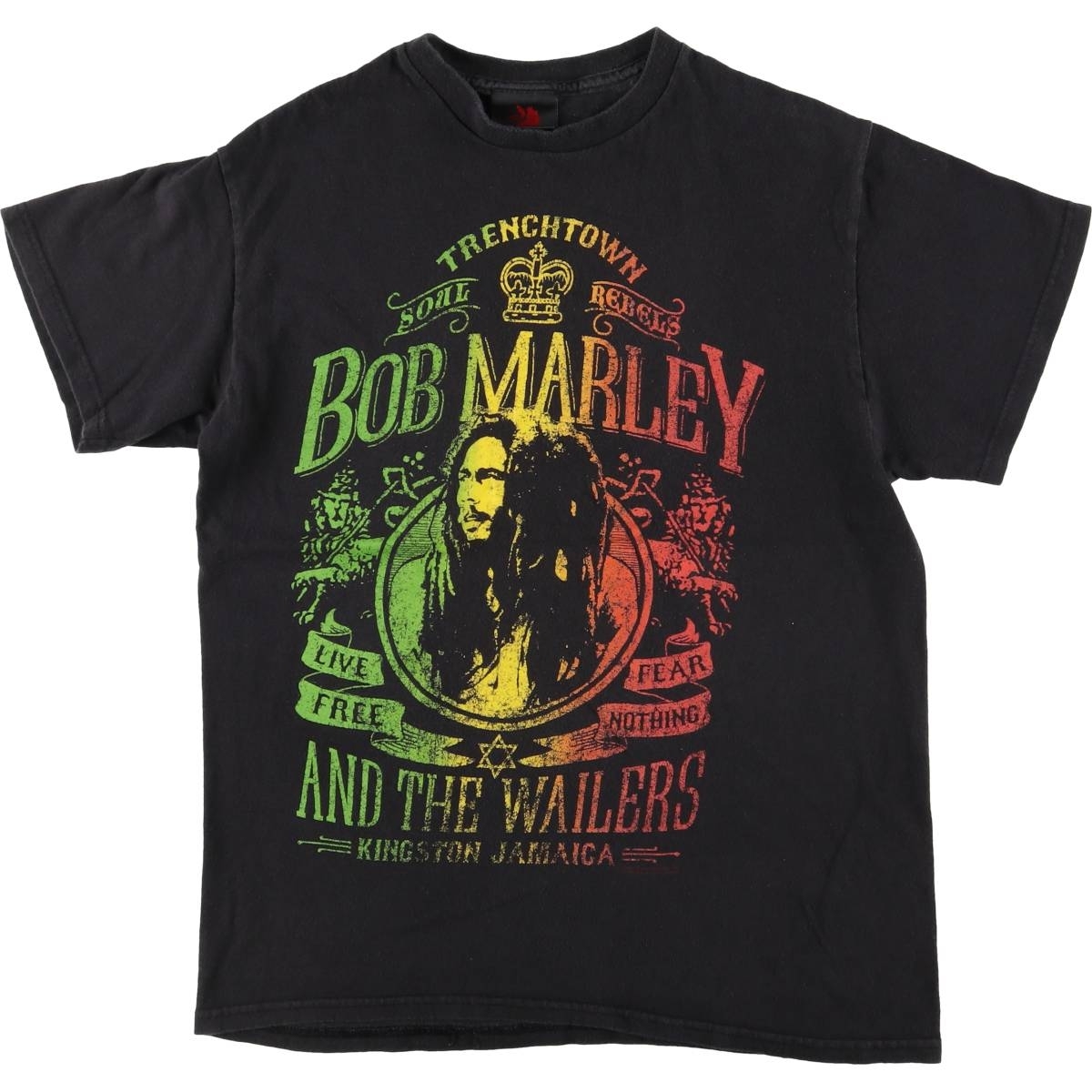 古着 00年代 ZION ROOTSWEAR BOB MARLEY ボブマーリー バンドTシャツ バンT メンズM相当 /eaa540089 【SS2509_30】