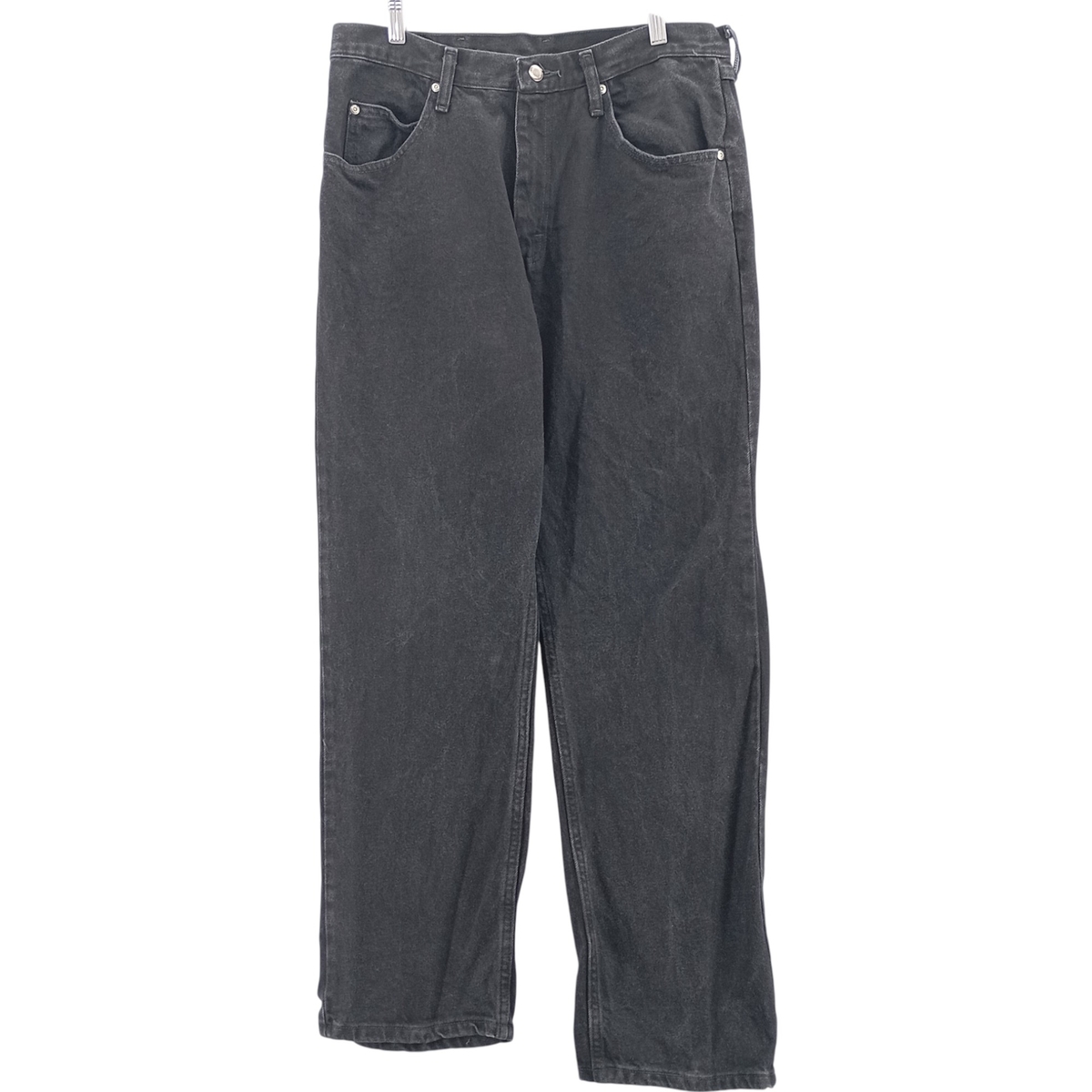 古着 ラングラー Wrangler RELAXED FIT ブラックデニム ストレートデニムパンツ メンズw35相当 /eaa419029_画像1