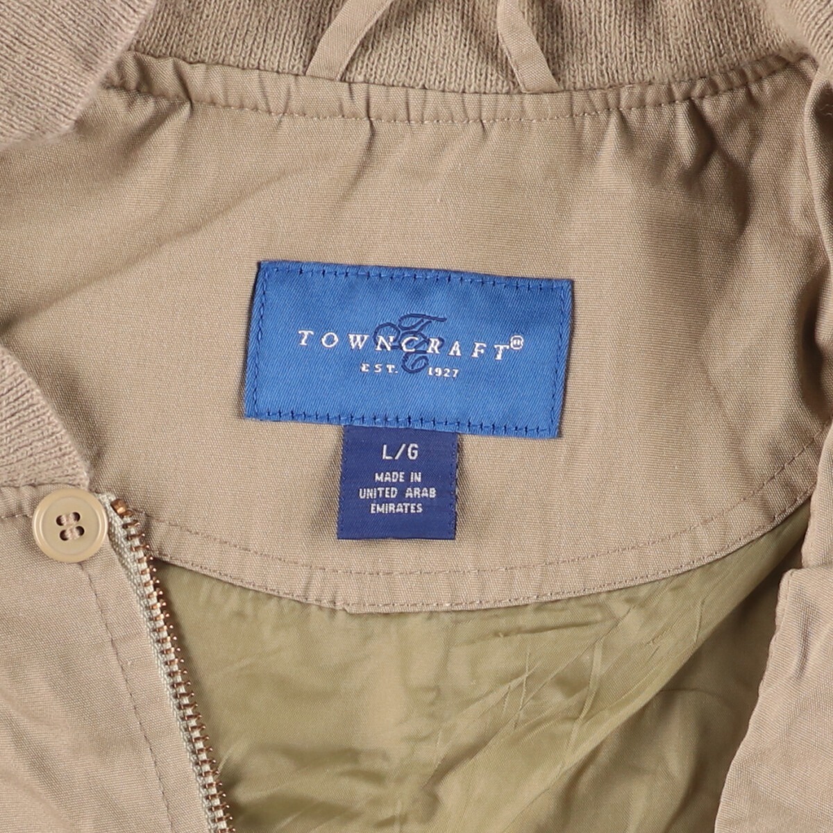 古着 80~90年代 タウンクラフト TOWN CRAFT ダービージャケット カップショルダージャケット メンズL相当 ヴィンテージ /eaa584497_画像4