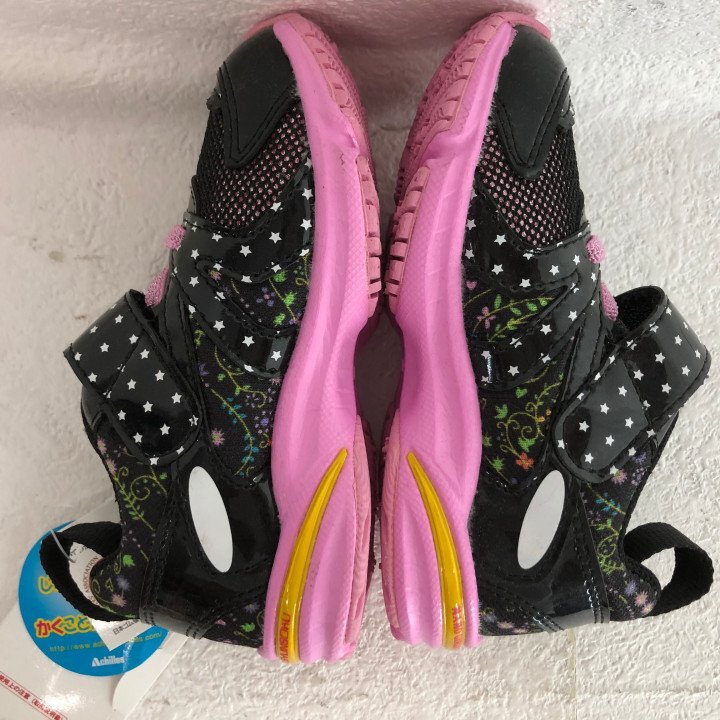 瞬足 魔法使いプリキュア タグ付き キッズ 子供 スニーカー SIZE: 15cm ブラック/ピンク KU632025082717_画像4