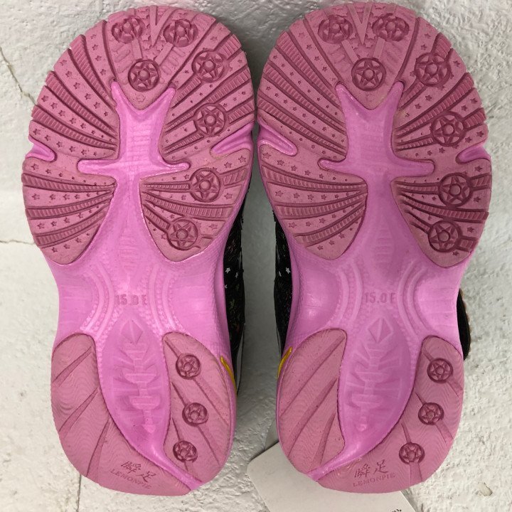 瞬足 魔法使いプリキュア タグ付き キッズ 子供 スニーカー SIZE: 15cm ブラック/ピンク KU632025082717_画像5