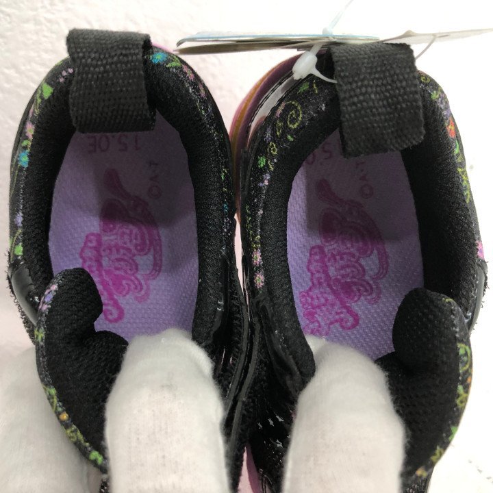 瞬足 魔法使いプリキュア タグ付き キッズ 子供 スニーカー SIZE: 15cm ブラック/ピンク KU632025082717_画像6