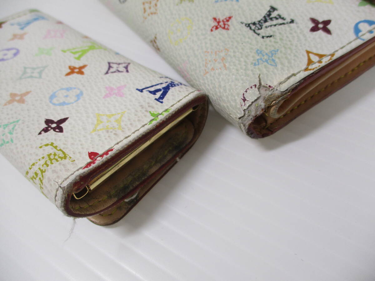 2509XX005【1円～】LOUIS VUITTON ルイヴィトン M58014 ポルトフォイユ コアラ マルチカラー/モノグラム M61674等 財(cái)布 キーケースまとめ