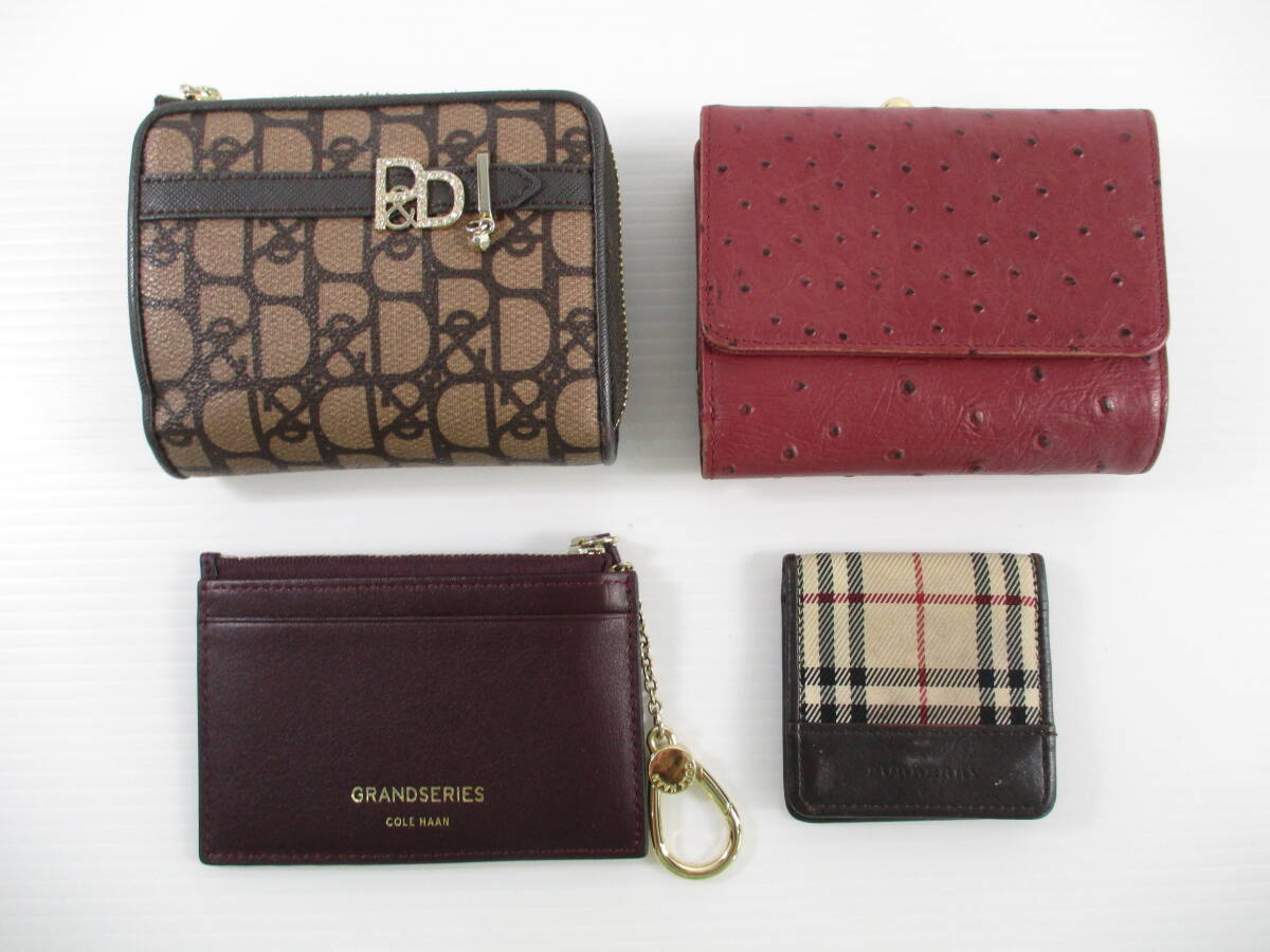 2509XX006【1円～】ChristianDior クリスチャンディオール キルティング 財(cái)布/GUCCI/FENDI/COACH等 財(cái)布大量おまとめ