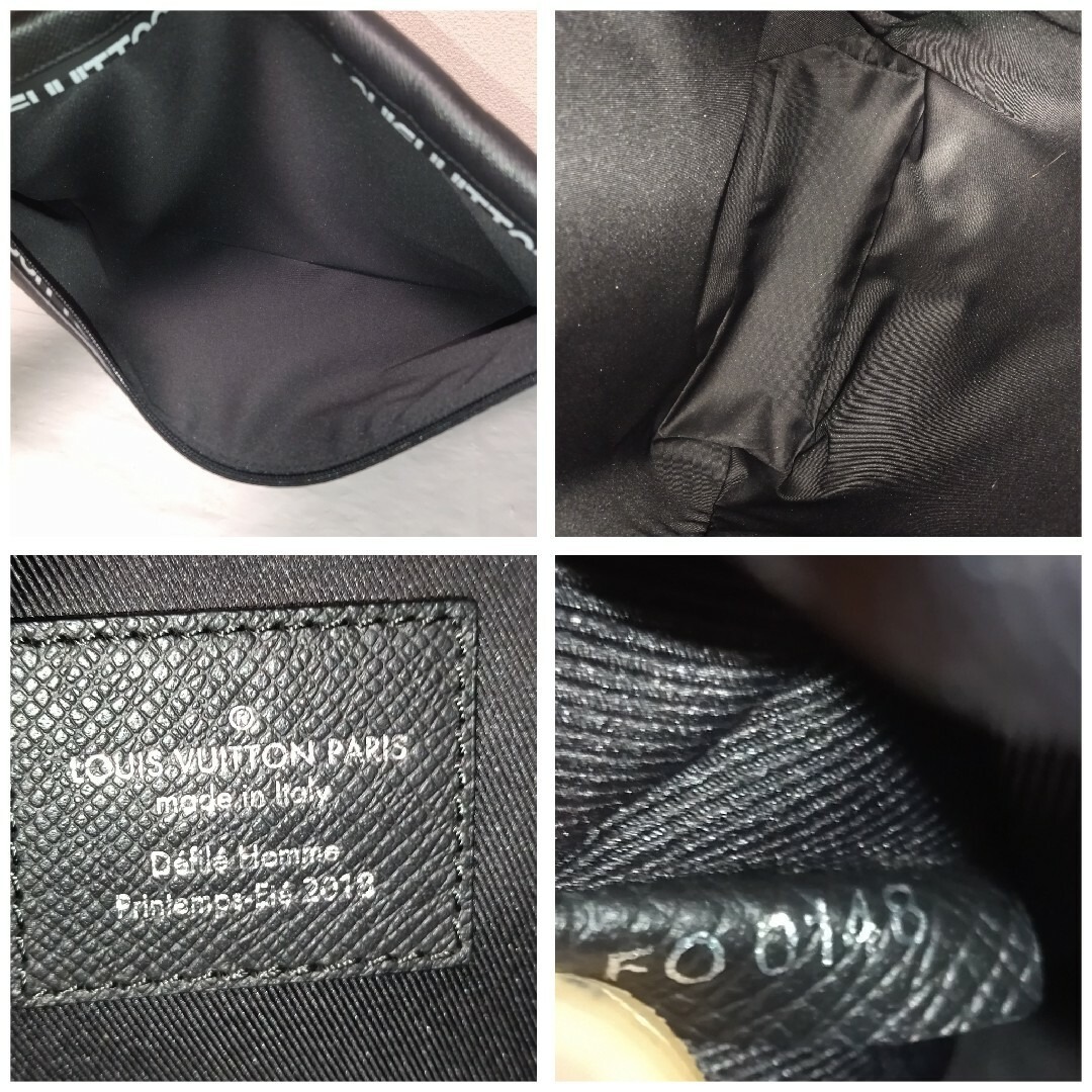 【極美品】ルイヴィトン カバライト タイガ ノワール ブラック トートバッグ M31009_画像10