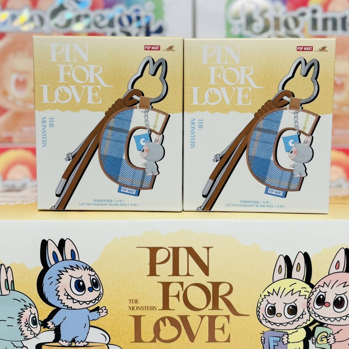 PIN FOR LOVE アルファベットチャーム　前半　アソート ラブブ PIN FOR LOVE アルファベットチャームアソートボックス正規品