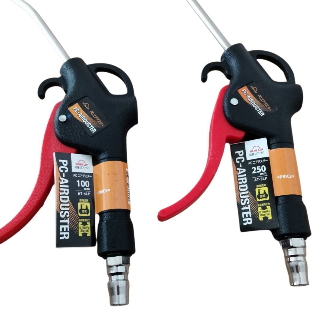 エアーダスター タイヤゲージ エアーホース エアチャックガン 自動車 整備 空気入れ コンプレッサー 大量 コイルホース スパイラル 激安_画像3