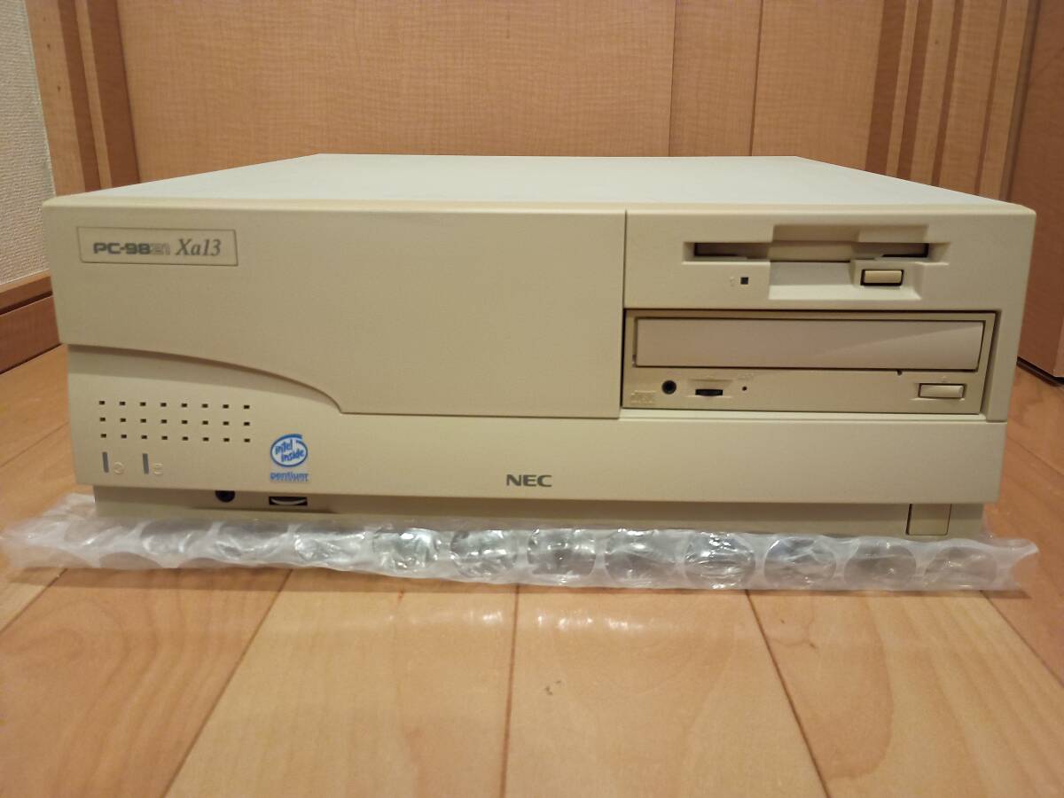 ■メンテナンス済■PC-9821 Xa13 + RAM 30MB + CF(2GB) + CD + 電池新品交換