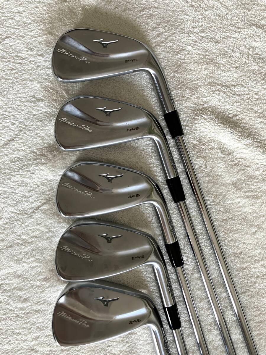 美品 ミズノプロ245 アイアン 6本セット DG85 R300 #6～P、G MIZUNO セール♪ ミズノ Mizuno Pro 245 ミズノプロ245 アイアン