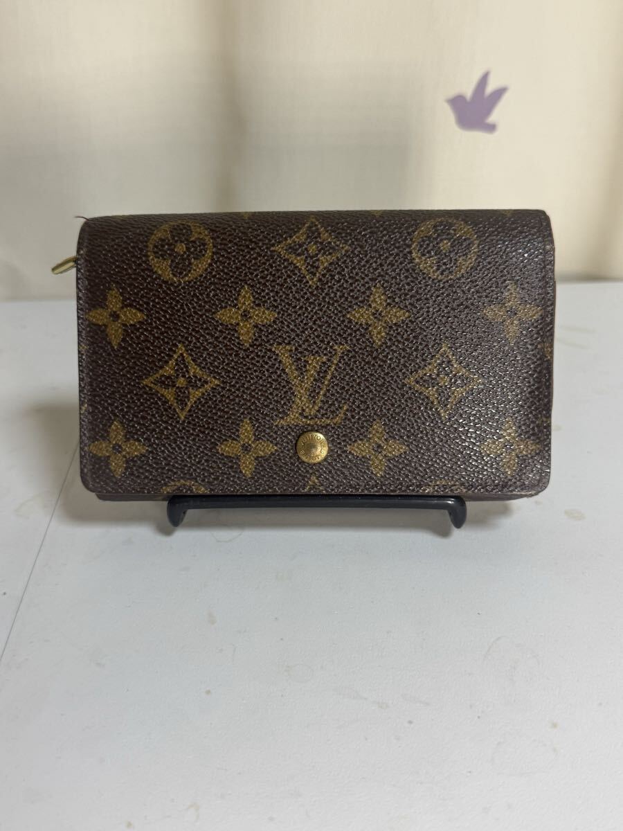 LOUIS VUITTON ルイヴィトン モノグラム ポルトフォイユトレゾール 二つ折り