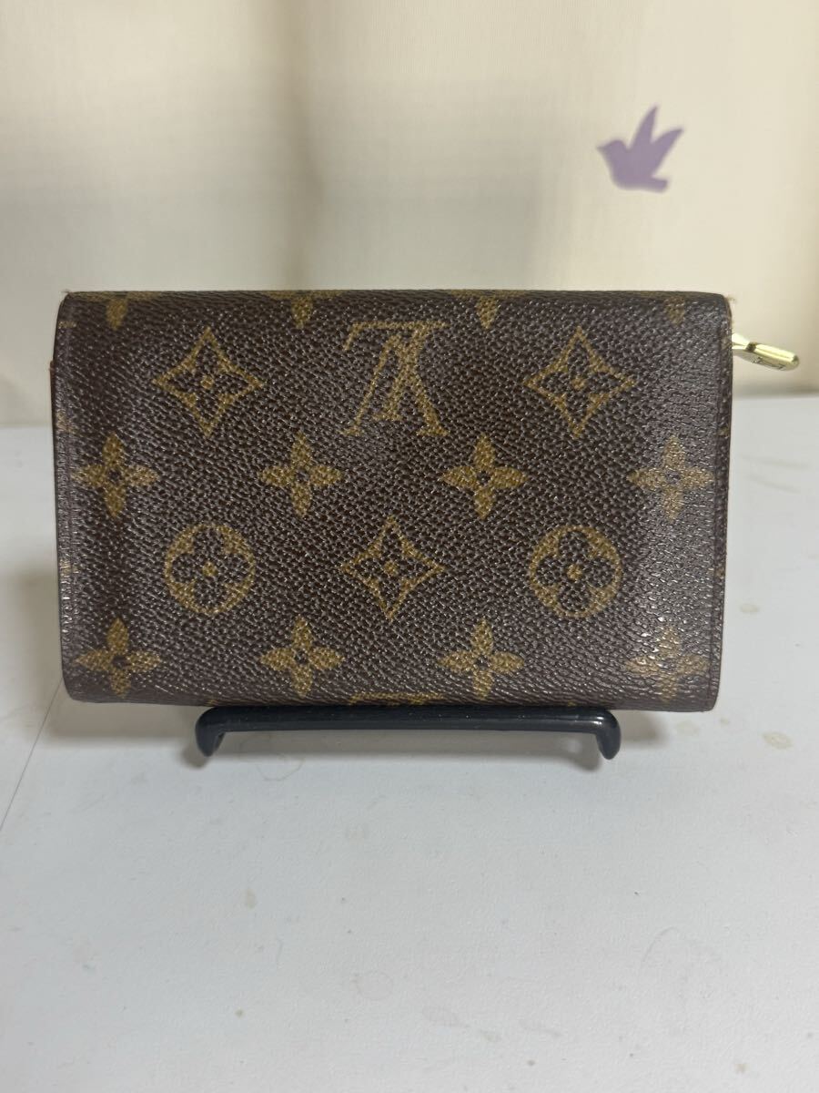 LOUIS VUITTON ルイヴィトン モノグラム ポルトフォイユトレゾール 二つ折り