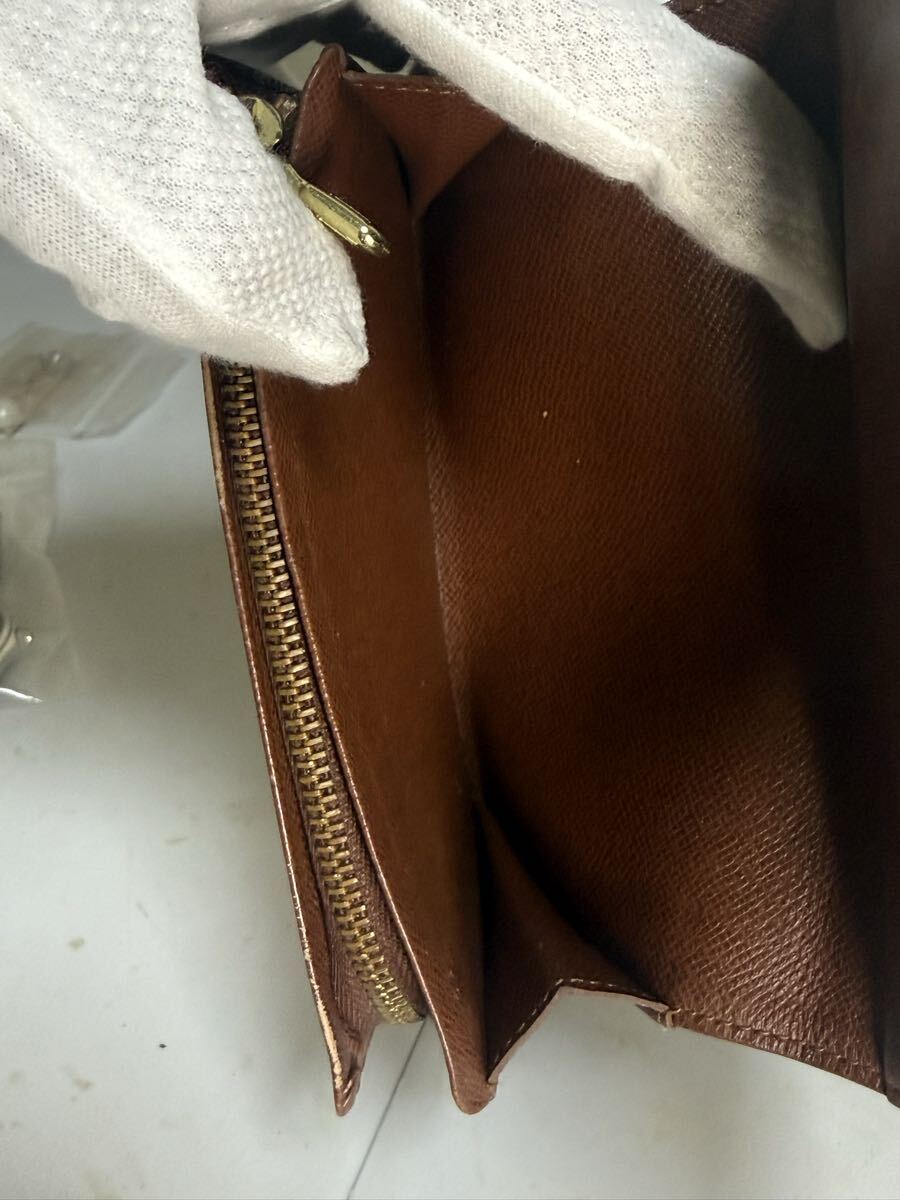 LOUIS VUITTON ルイヴィトン モノグラム ポルトフォイユトレゾール 二つ折り