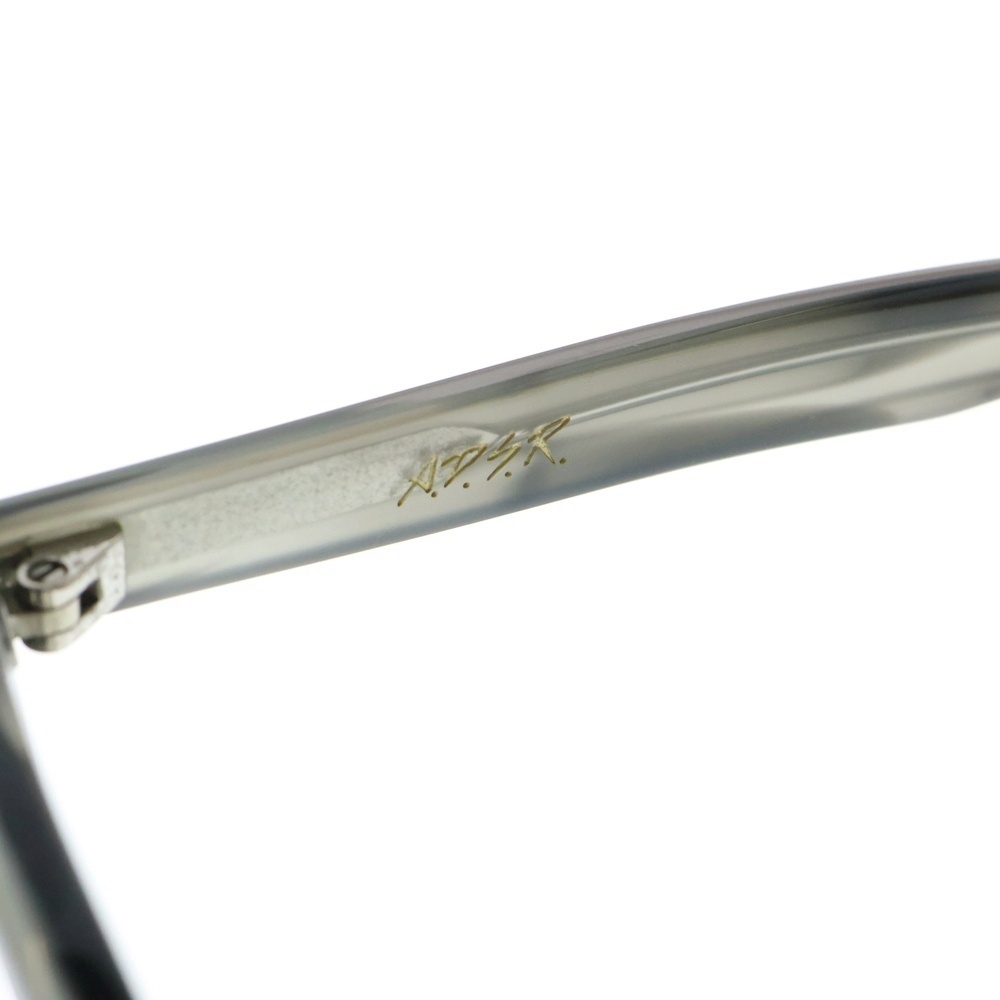 A.D.S.R. エーディーエスアール MONK 01 ウェリントン クリアフレーム サングラス アイウェア ブラック_画像6