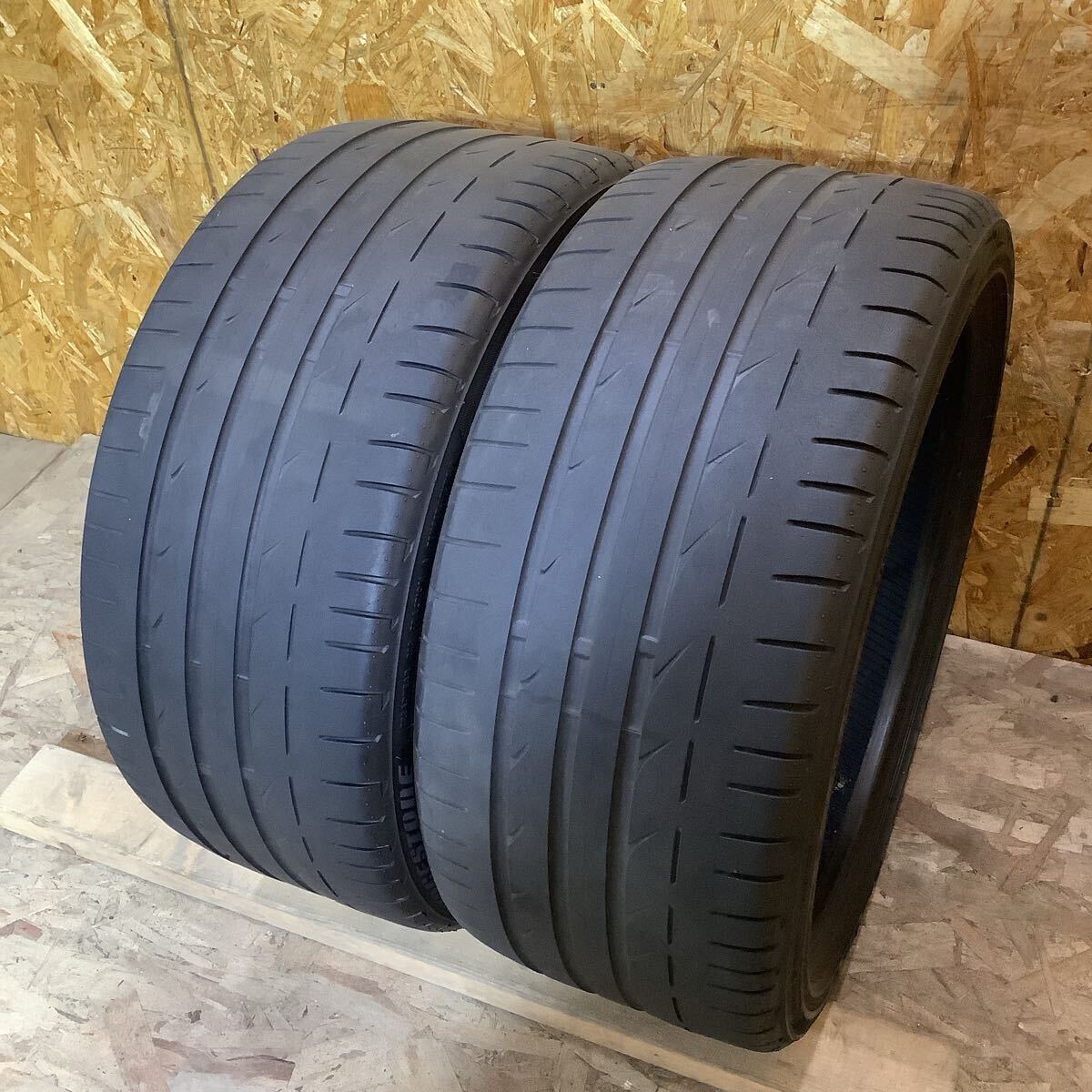 BRIDGESTONE POTENZA S001 ブリヂストン 255/35R19 夏 ランフラット 2017年製 2本セット 6.5〜7分山_画像1