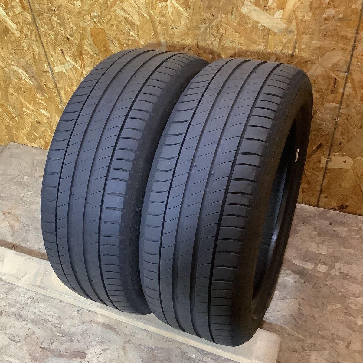 MICHELIN PRIMACY 3 ZP ミシュラン 205/55R17 夏 2019年製 2本セット 7〜8分山_画像1