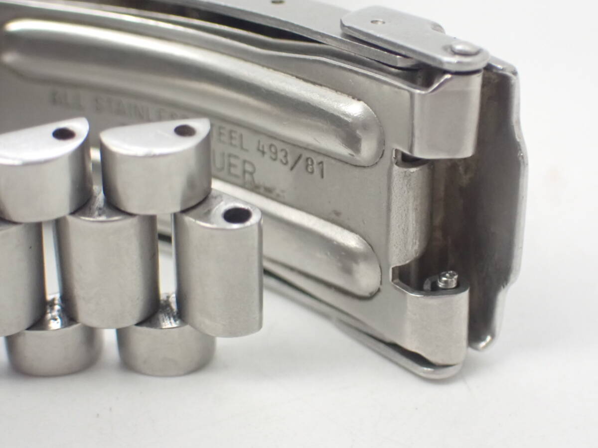 稼働品 1円~☆TAG HEUER タグホイヤー QZ メンズ腕時計 フォーミュラ1 CA1211-RO 黒文字盤 デイト クロノグラフ/E0504-51700.9/29_画像5