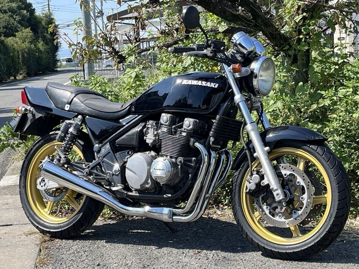 車検2年付　ゼファー400 ZR400C C4 実働 書類あり タイヤ前后新品 軽整備済 綺麗 カワサキ 絶版車 ゼファーχ 750 全國発送可能　zrx xjr