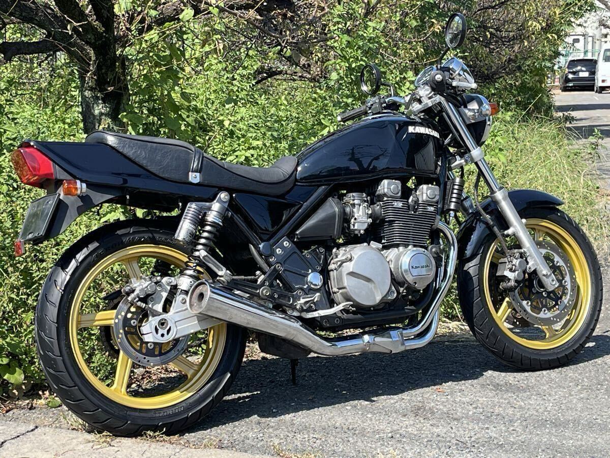 車検2年付　ゼファー400 ZR400C C4 実働 書類あり タイヤ前后新品 軽整備済 綺麗 カワサキ 絶版車 ゼファーχ 750 全國発送可能　zrx xjr