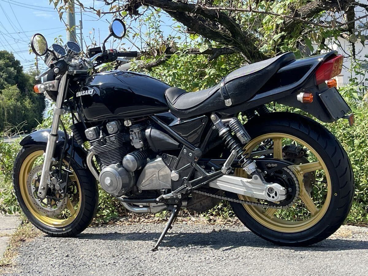 車検2年付　ゼファー400 ZR400C C4 実働 書類あり タイヤ前后新品 軽整備済 綺麗 カワサキ 絶版車 ゼファーχ 750 全國発送可能　zrx xjr