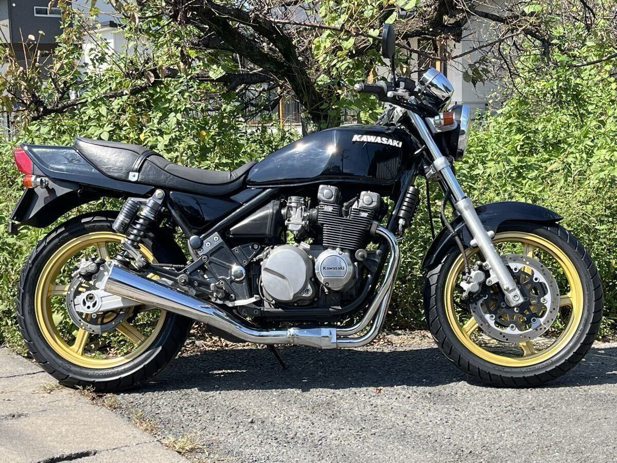 車検2年付　ゼファー400 ZR400C C4 実働 書類あり タイヤ前后新品 軽整備済 綺麗 カワサキ 絶版車 ゼファーχ 750 全國発送可能　zrx xjr
